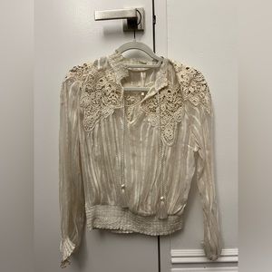 Anthropologie blouse with built in camisole